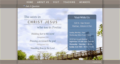 Desktop Screenshot of pontiacchurch.org